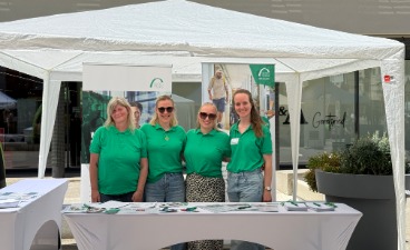 Stand der bfz Alpenvorland beim Job-Event in Geretsried